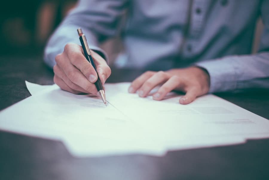 Tax forms and financial paperwork